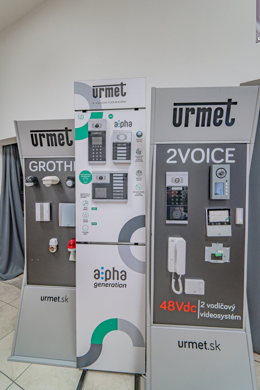 R1Centrum Bratislava centrum bývania - URMET vstupné panely, videovrátniky, domové telefóny, komunikačné systémy a riešenia pre bytové domy